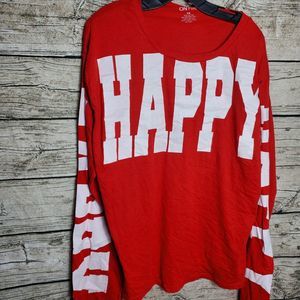 on fire Red shirt Size 3X